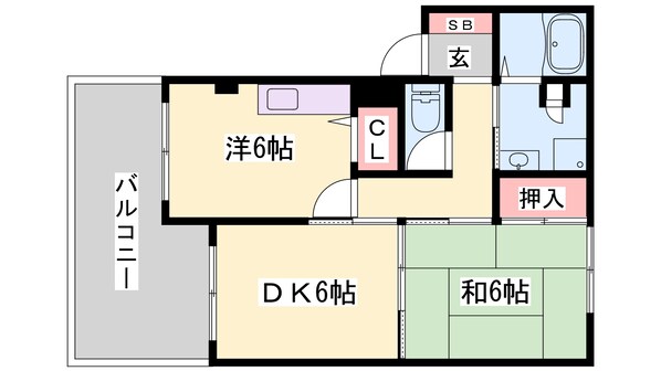 エーデルIIの物件間取画像